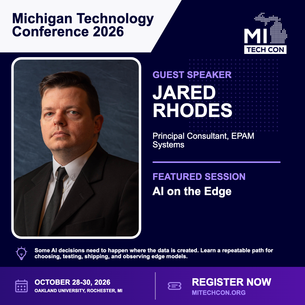 Social share image for AI on the Edge at MITechCon 2026