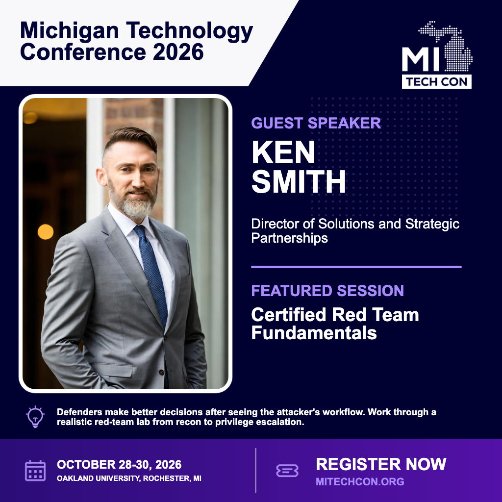 Social share image for Certified Red Team Fundamentals at MITechCon 2026